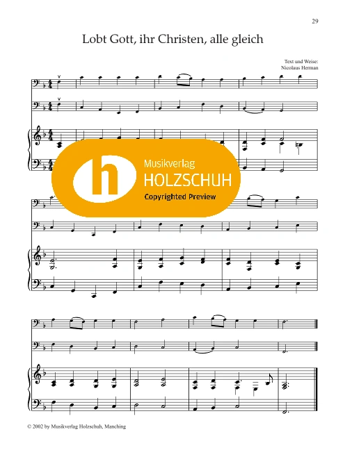 Lobt Gott, ihr Christen, alle gleich